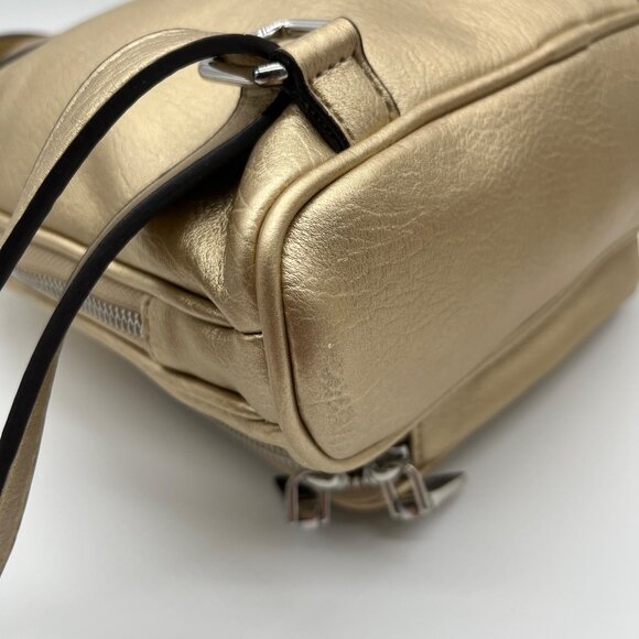 I.N.C. International Concepts Metallic Gold Farrah Backpack - Picture 8 of 12